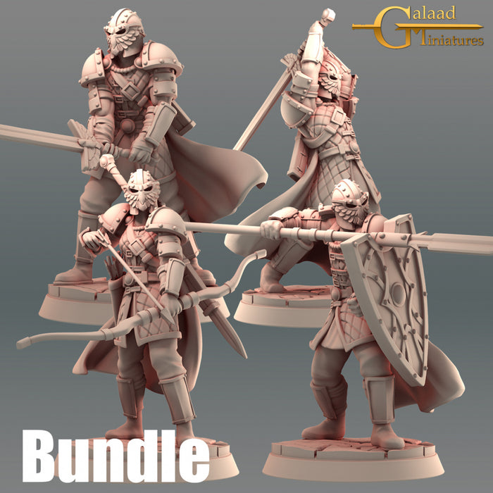 Sentinel Miniatures | Elite Guard | Fantasy Miniature | Galaad Miniatures