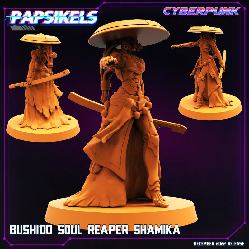 Bushido Soul Reaper Miniatures | Cyberpunk | Sci-Fi Miniature | Papsikels