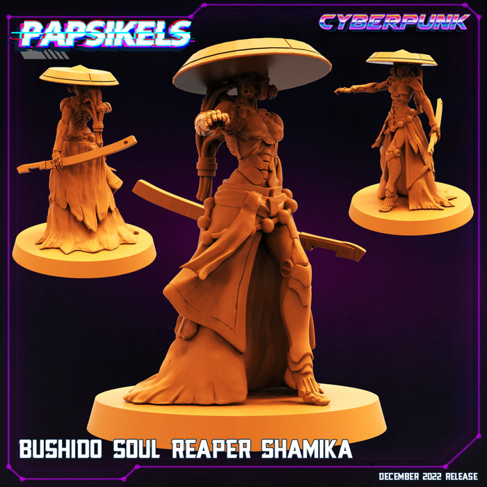 Bushido Soul Reaper Shasmika | Cyberpunk | Sci-Fi Miniature | Papsikels