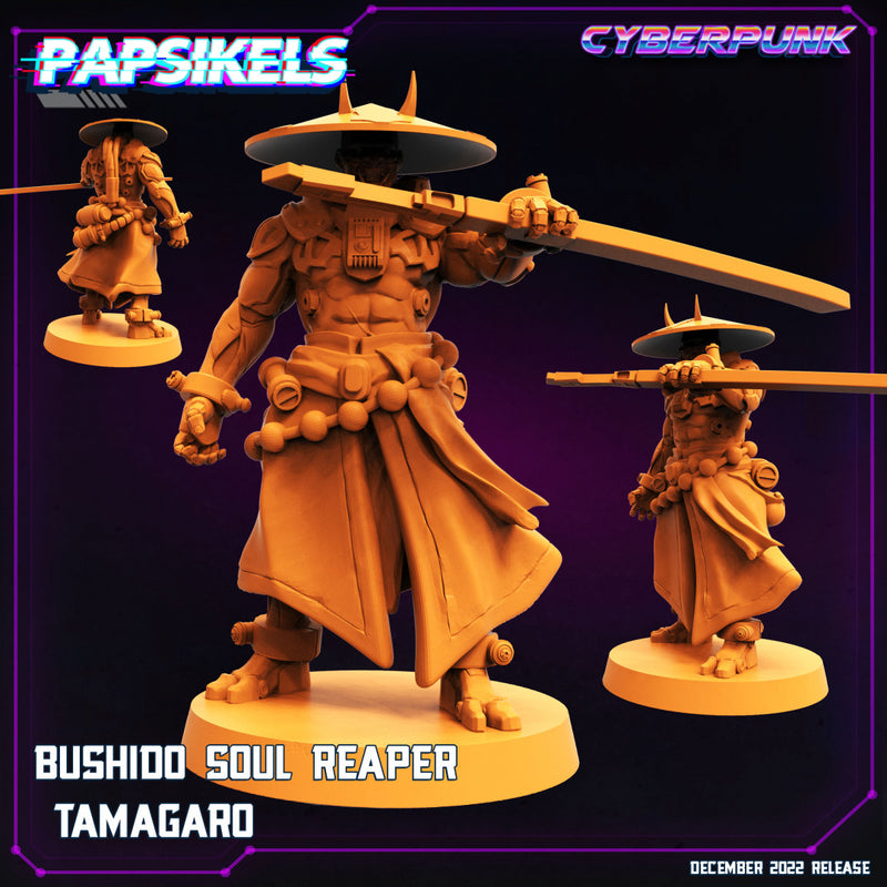 Bushido Soul Reaper Miniatures | Cyberpunk | Sci-Fi Miniature | Papsikels