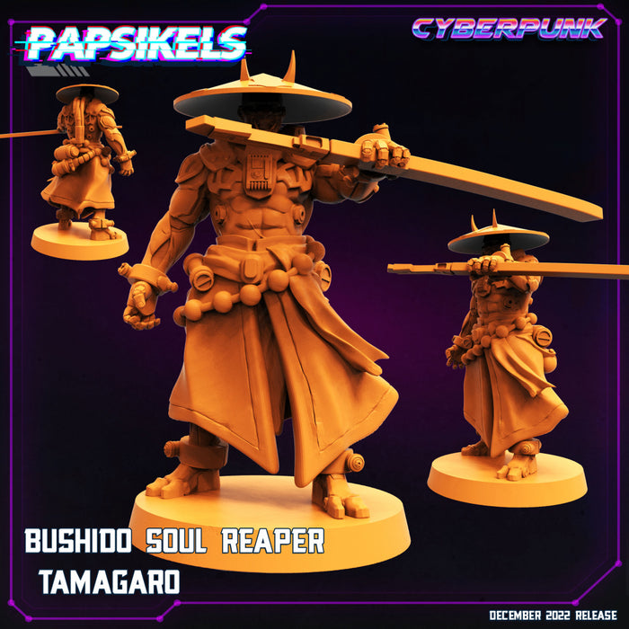Bushido Soul Reaper Tamagard | Cyberpunk | Sci-Fi Miniature | Papsikels