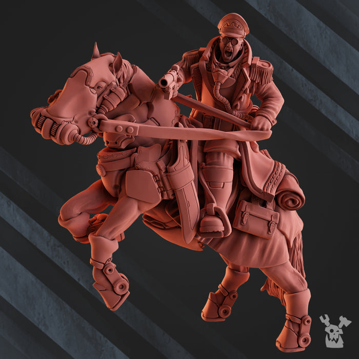 Cavalry Lord | Steam Guard | Grimdark Miniature | DakkaDakka