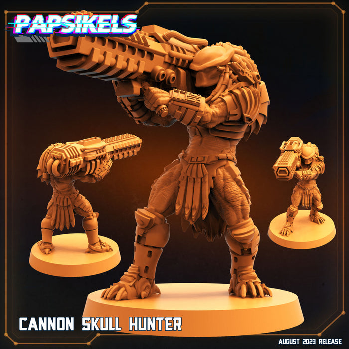 Cannon Skull Hunter | Xeno Wars Genesis | Sci-Fi Miniature | Papsikels
