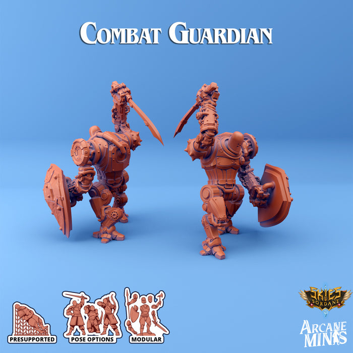 Combat Guardian A | Skies of Sordane | Fantasy Miniature | Arcane Minis