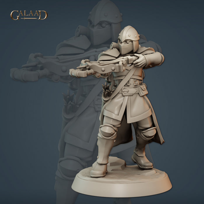 Crossbowman A | Vanguard Squad | Fantasy Miniature | Galaad Miniatures
