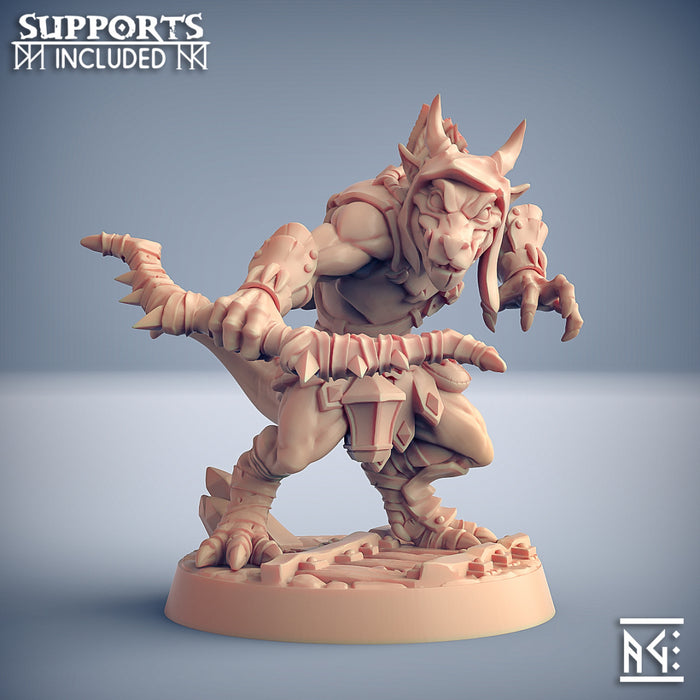 Kobold D | Plague-Mine Kobold | Fantasy D&D Miniature | Artisan Guild