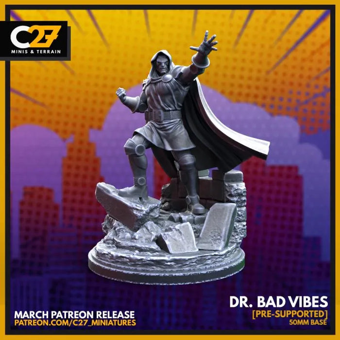 Dr. Bad Vibes | Heroes | Sci-Fi Miniature | C27 Studio
