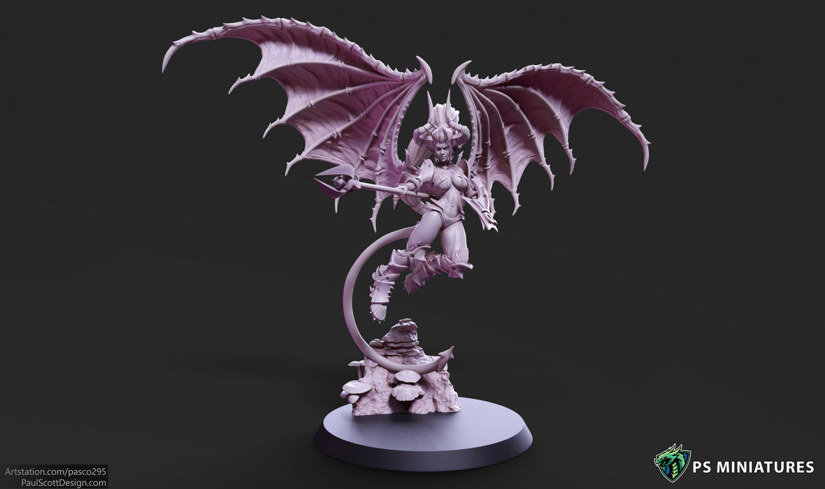 Demonic Harpy (Pose 3) | Demonics | Fantasy Miniature | PS Miniatures