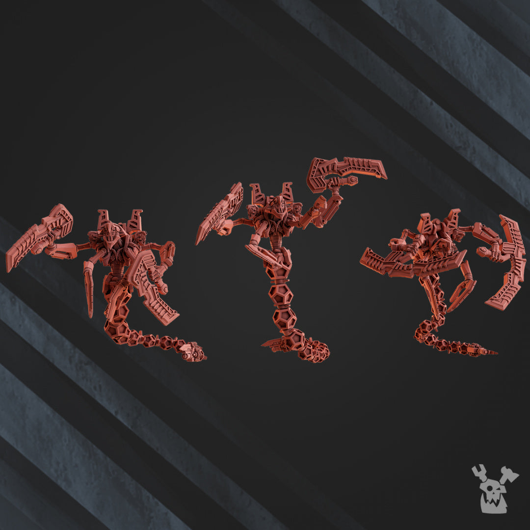 Destroyer Snakes | Robot Legions | Grimdark Miniature | DakkaDakka ...