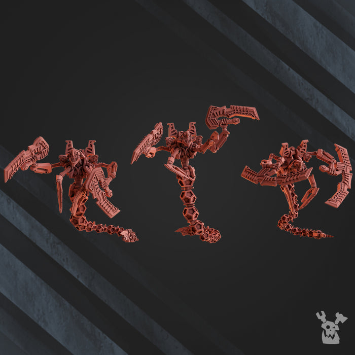 Destroyer Snakes | Robot Legions | Grimdark Miniature | DakkaDakka