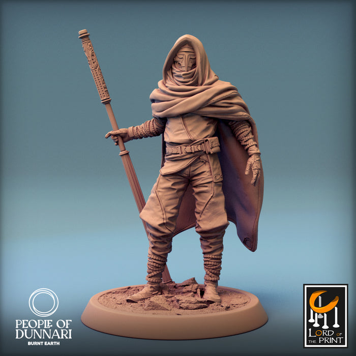 Amarok Sandweaver A | People of Dunnari | Fantasy Miniature | Rescale Miniatures