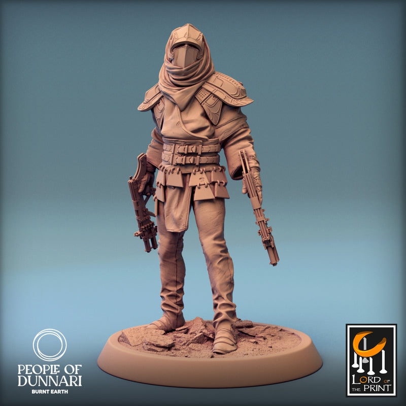 Razan Sandstorm D | People of Dunnari | Fantasy Miniature | Rescale Miniatures