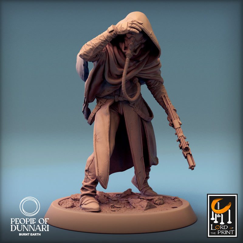 Zephyr Sandrider B | People of Dunnari | Fantasy Miniature | Rescale Miniatures