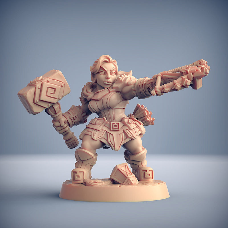 Dwarf E | Dwarven Oathbreakers | Fantasy D&D Miniature | Artisan Guild