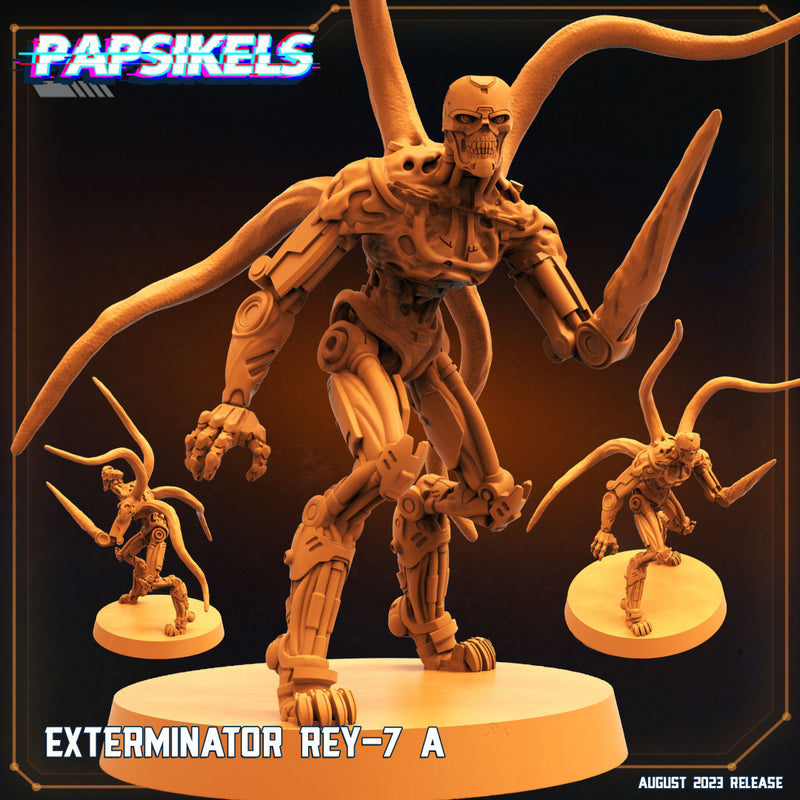 Exterminator Rey-7 Miniatures | Xeno Wars Genesis | Sci-Fi Miniature | Papsikels