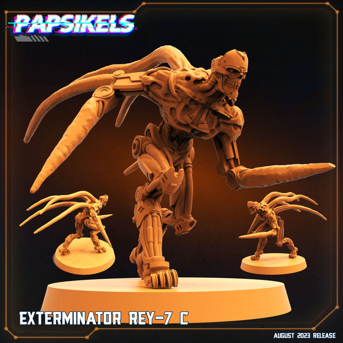 Exterminator Rey-7 C | Xeno Wars Genesis | Sci-Fi Miniature | Papsikels