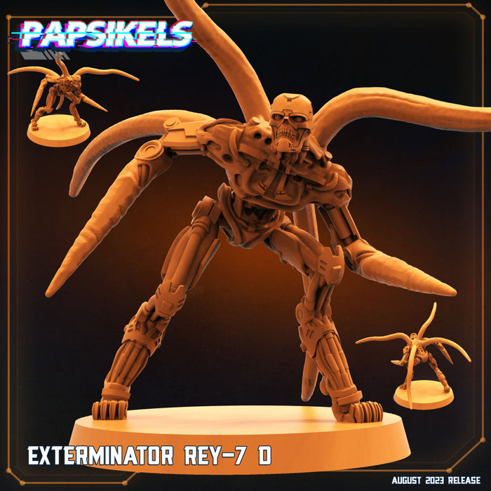 Exterminator Rey-7 D | Xeno Wars Genesis | Sci-Fi Miniature | Papsikels