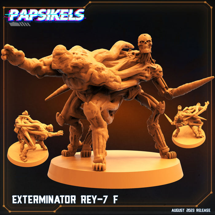 Exterminator Rey-7 Miniatures | Xeno Wars Genesis | Sci-Fi Miniature | Papsikels