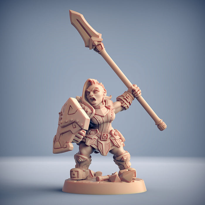 Dwarf F | Dwarven Oathbreakers | Fantasy D&D Miniature | Artisan Guild