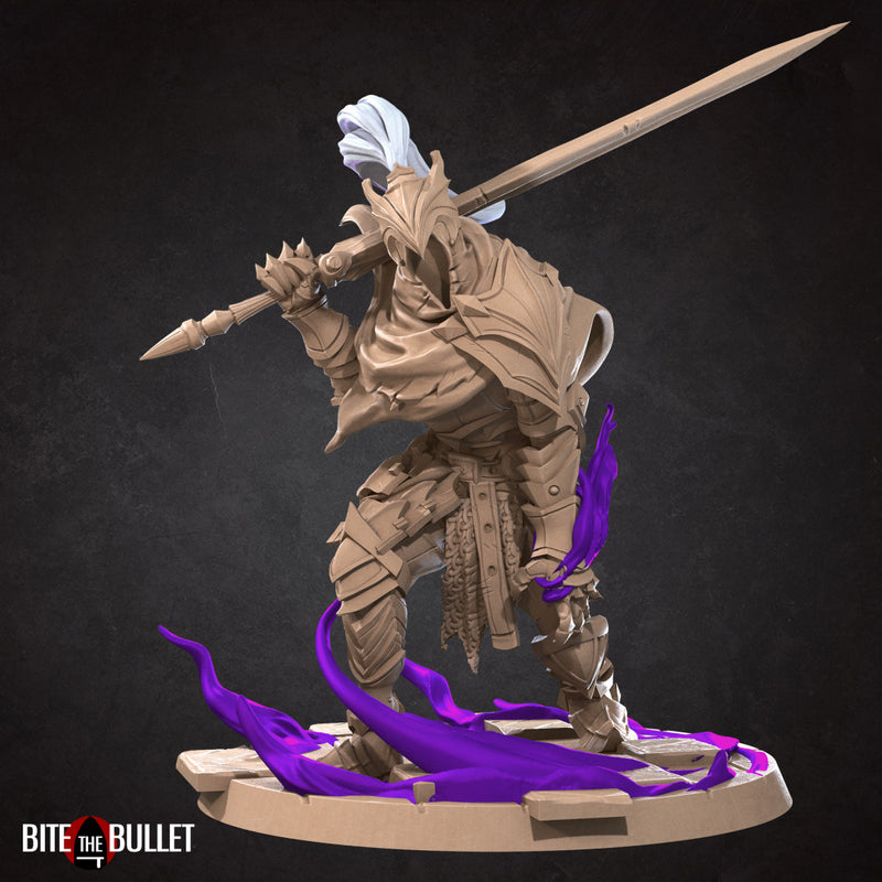 Fallen Knight | Bullet Souls | Fantasy Miniature | Bite the Bullet