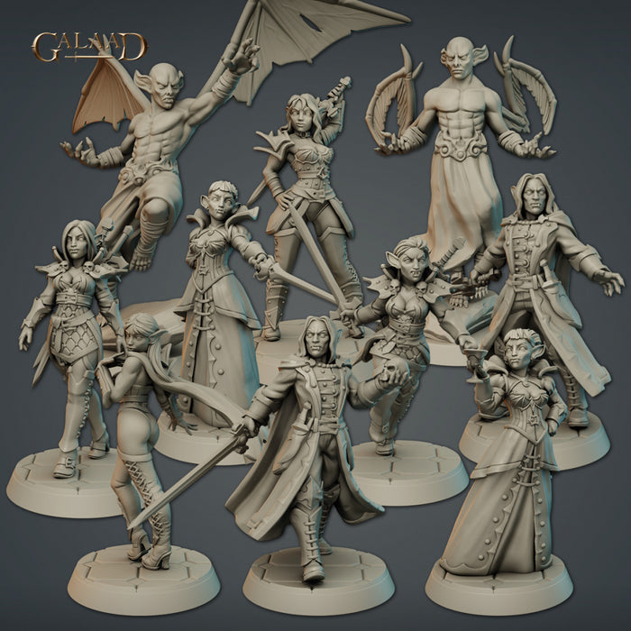 Vampire Court Miniatures (Full Set) | Fantasy Miniature | Galaad Miniatures