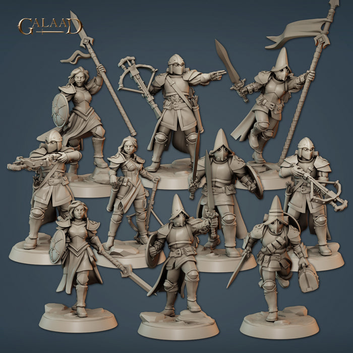 Vanguard Squad Miniatures | Fantasy Miniature | Galaad Miniatures