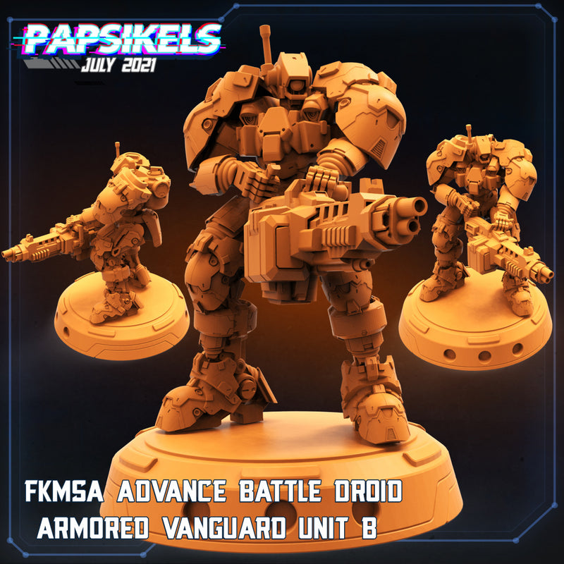 Droid Vanguard Miniatures | Cyberpunk | Sci-Fi Miniature | Papsikels