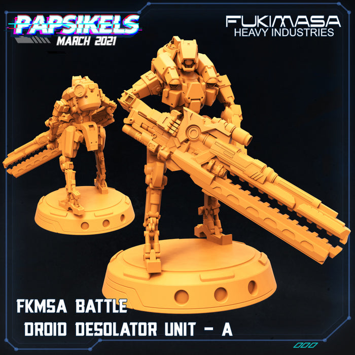 FKMSA Battle Droid Desolator A | Cyberpunk | Sci-Fi Miniature | Papsikels