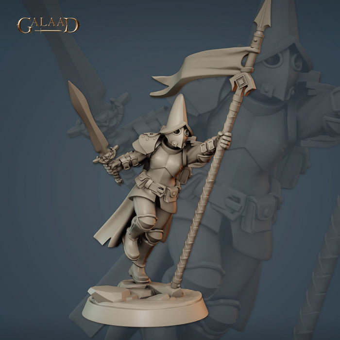 Flagbearer | Vanguard Squad | Fantasy Miniature | Galaad Miniatures