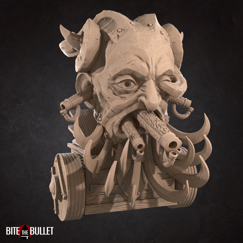 Flame Chariot | Bullet Souls | Fantasy Miniature | Bite the Bullet