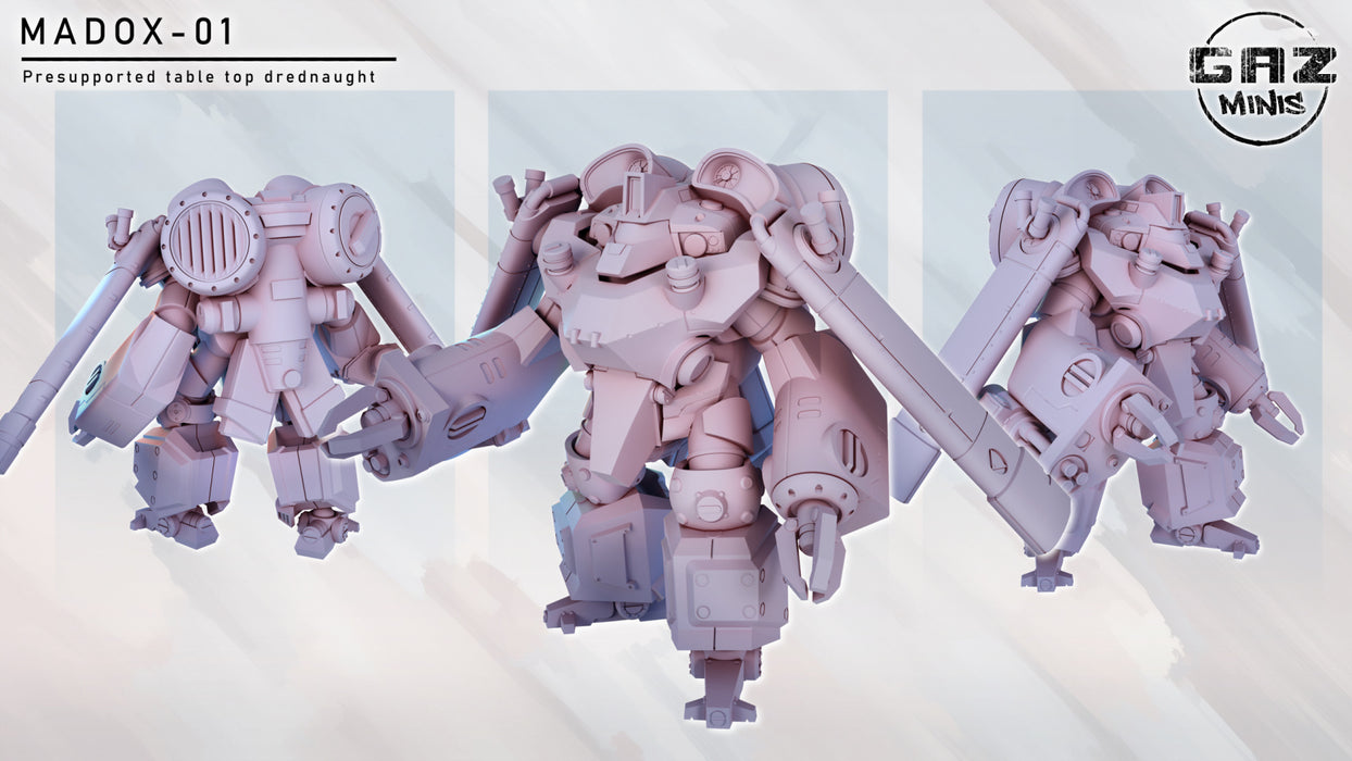 Madox Mecha Walker | Sci-Fi Miniature | Gaz Minis