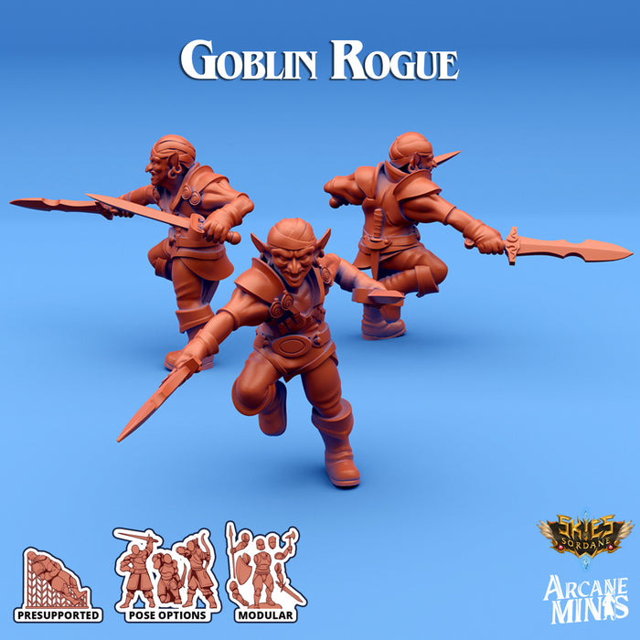 Goblin Rogue B | Skies of Sordane | Fantasy Miniature | Arcane Minis