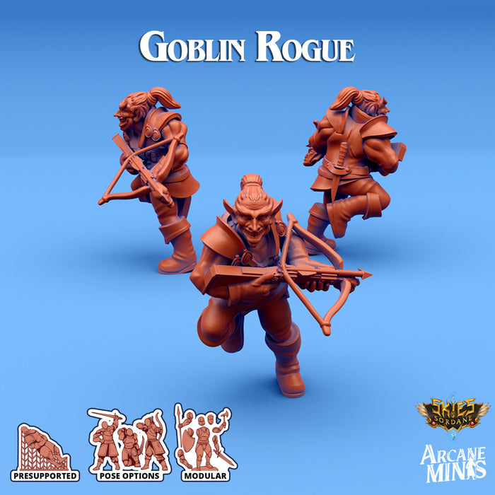Goblin Rogue A | Skies of Sordane | Fantasy Miniature | Arcane Minis