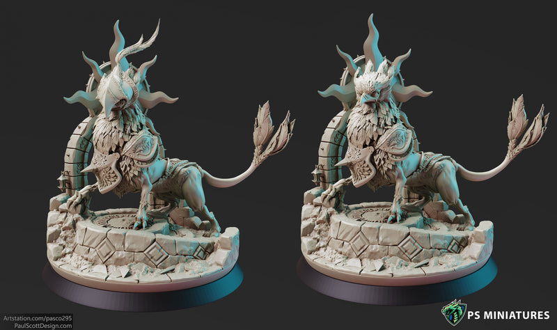 Greater Hawkhound | Fantasy Miniature | PS Miniatures