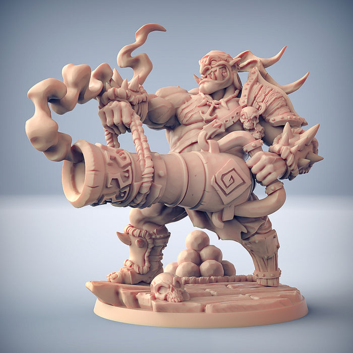 Gronk Boomshot | Ogre Marauders | Fantasy D&D Miniature | Artisan Guild