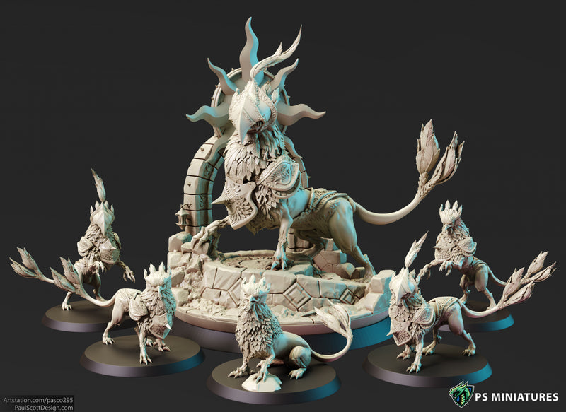 Hawkhounds Miniatures | Fantasy Miniature | PS Miniatures