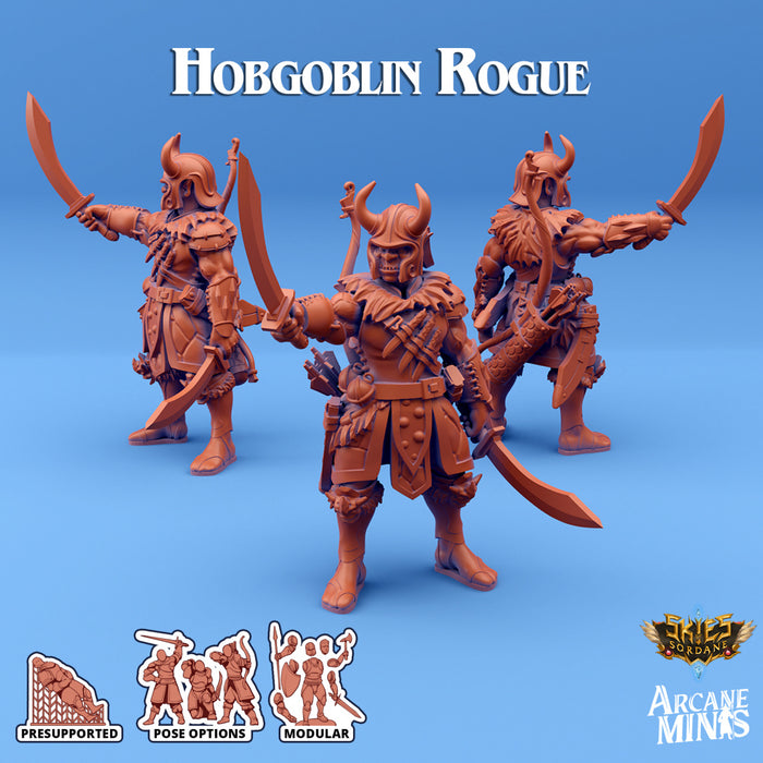 Hobgoblin Rogue D | Skies of Sordane | Fantasy Miniature | Arcane Minis