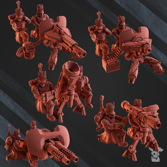 Heavy Weapons Squads | Steam Guard | Grimdark Miniature | DakkaDakka