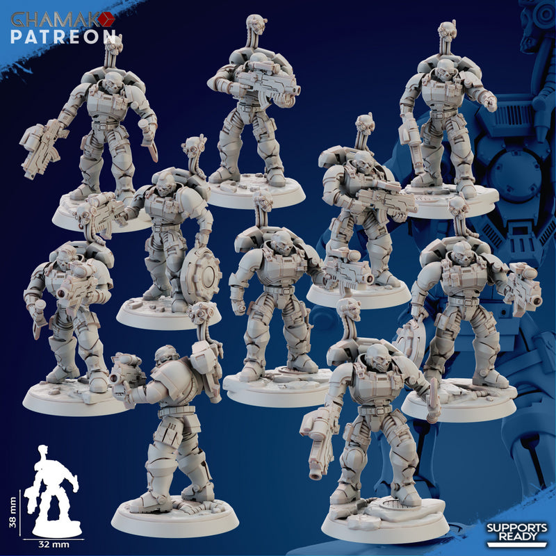 Imperator Incursive Miniatures | Brotherhood | Grimdark Proxy Miniature | Ghamak