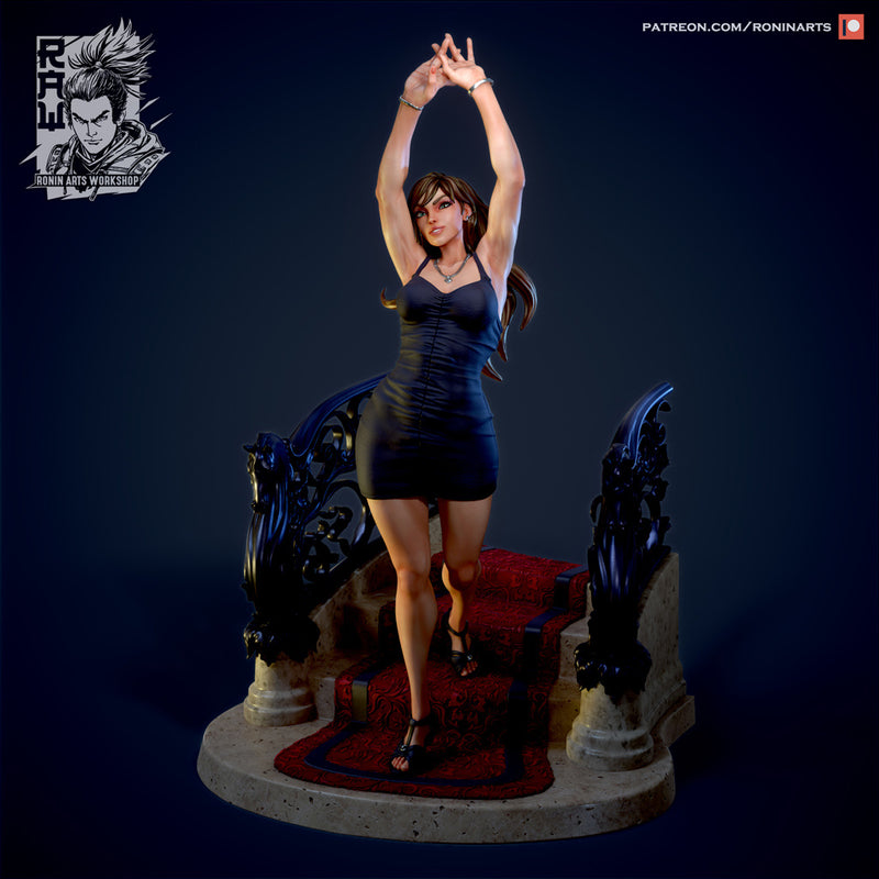 Irene | Pin-Up Statue Fan Art Miniature Unpainted | Ronin Arts Workshop