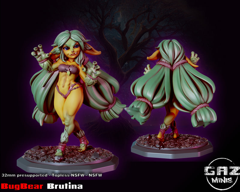 Bugbear Brutina | Fantasy Pin-Up | Fantasy Miniature | Gaz Minis