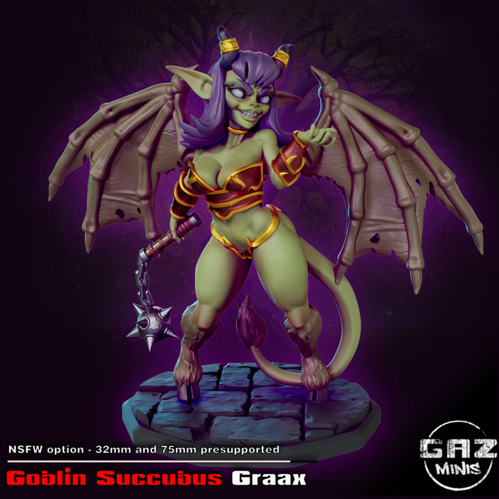 Succubus Graax | Pin-up | Fantasy Miniature | Gaz Minis