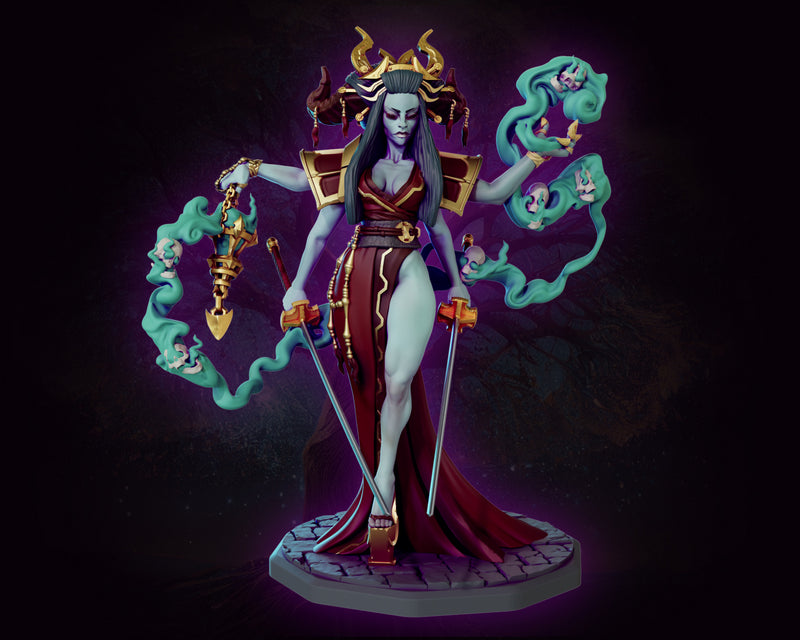 Geisha Aishi | Fantasy Pin-Up | Fantasy Miniature | Gaz Minis