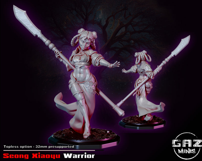 Seong Xiaoyu Warrior | Fantasy Pin-Up | Fantasy Miniature | Gaz Minis