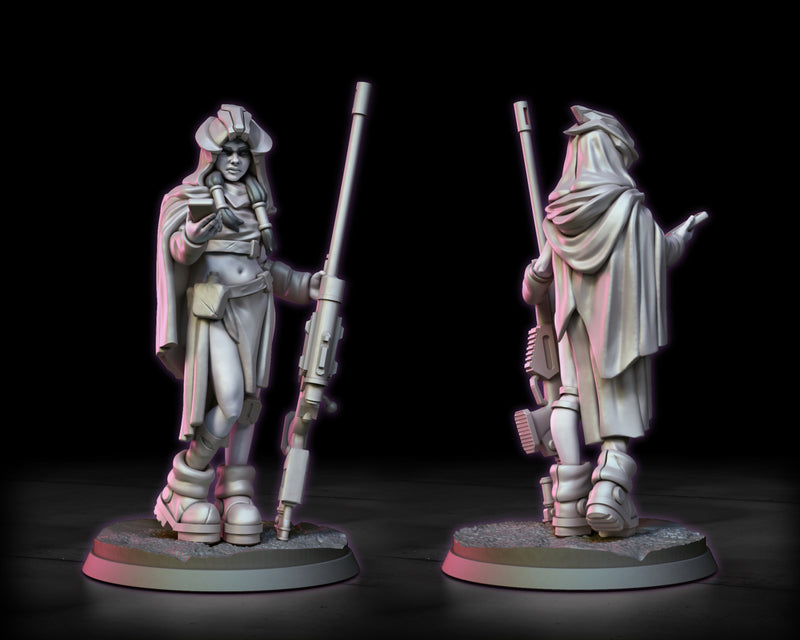 Scout | Female Warband | Fantasy Miniature | Gaz Minis