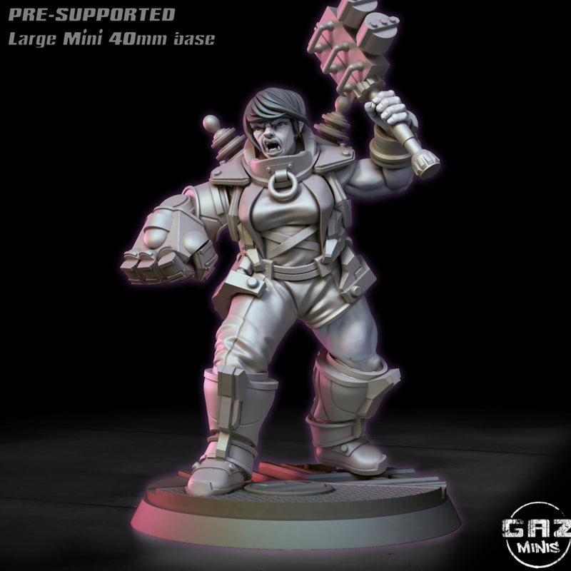 Tech | Female Warband | Fantasy Miniature | Gaz Minis