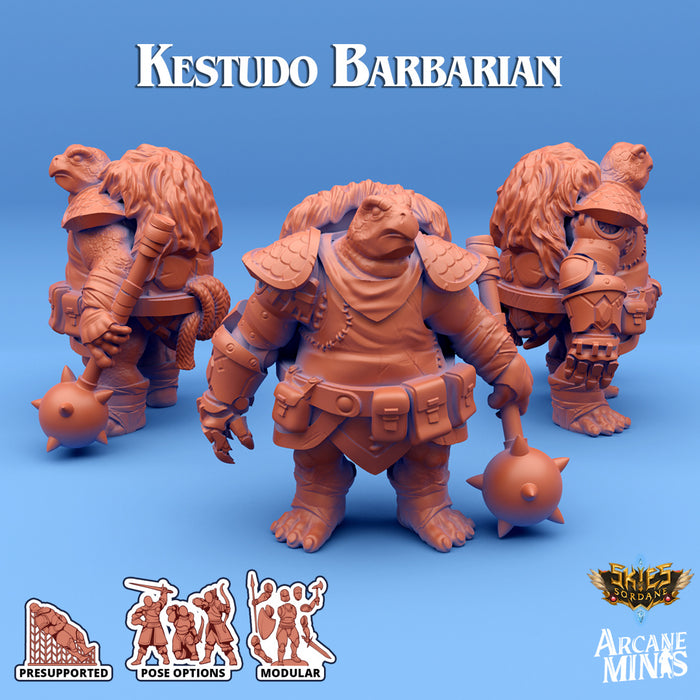 Kestudo Barbarian C | Skies of Sordane | Fantasy Miniature | Arcane Minis
