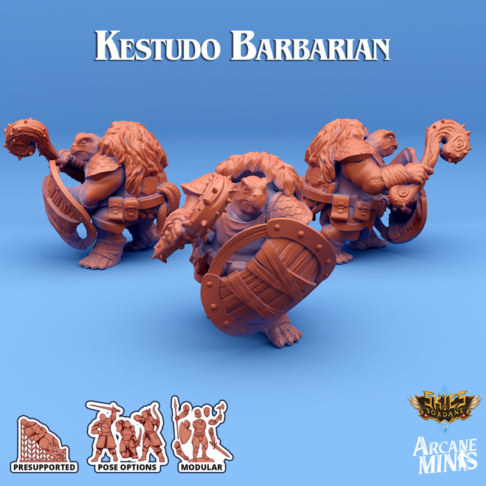 Kestudo Barbarian B | Skies of Sordane | Fantasy Miniature | Arcane Minis