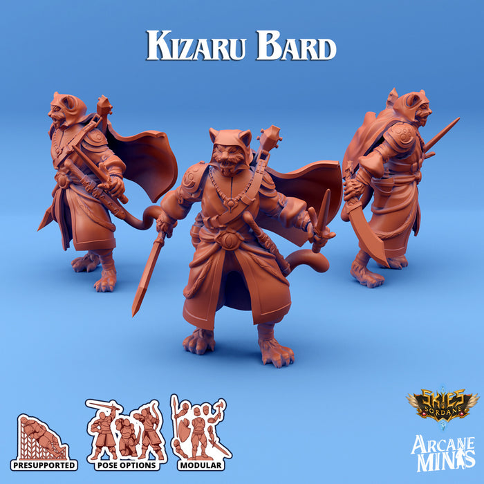 Kizaru Bard C | Skies of Sordane | Fantasy Miniature | Arcane Minis