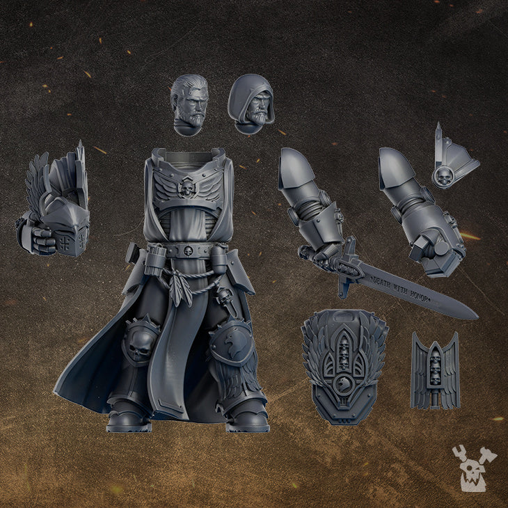 Sir Lancelot | Black Gryphons | DakkaDakka | Sci-Fi Grimdark Wargaming Miniature 28mm 32mm